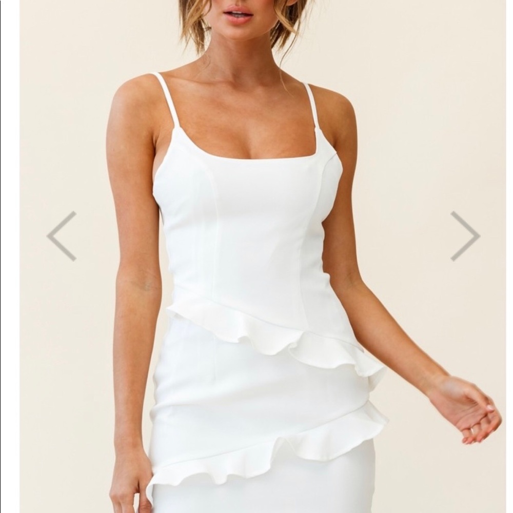 COPY - NWT feminine white dress